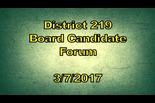 District 219 Board Candidate Forum