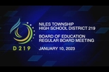 Board of Education Meeting — January 10 2023