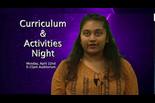 Curriculum & Activities Night Promo