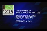 Board of Education Meeting — February 9 2021