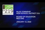 Board of Education Meeting January 13 2022