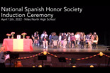 Niles North Spanish National Honor Society Induction 2022