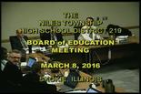Board of Education Meeting — March 8, 2016