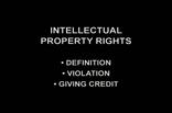 Intellectual Property – Part 1