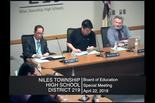 Board of Education Special Meeting: April 22, 2019