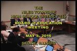 Board of Education Meeting — May 3, 2016