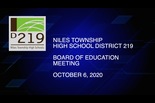 Board of Education Meeting: October 6, 2020
