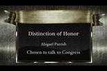 Distinction of Honor-Abigael Parrish