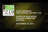 Board of Education Finance Committee 11-18-21