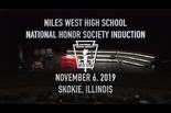 Niles West National Honor Society Induction 2019
