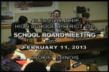 Board of Education Meeting: February 11, 2013