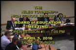 Board of Education Meeting — April 5, 2016