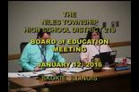 Board of Education Meeting — January 12, 2016