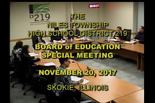 Board of Education Special Meeting: November 20, 2017