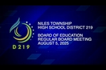 Board of Education Meeting  — August 5 2025