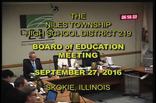 Board of Education Meeting: September 27, 2016