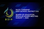 Board of Education Meeting — August 1 2023