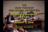 Board of Education Meeting: August 9, 2016