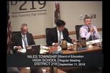 Board of Education Meeting: September 11, 2018