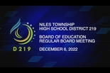 Board of Education Meeting — December 6 2022