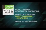 Board of Education Equity Committee of the Whole — 10-21-21