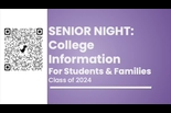 Niles North Senior Night: College Information – August 22, 2023