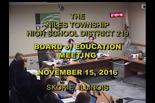 Board of Education Meeting: November 15, 2016