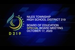 Board of Education Special Meeting October 17 2023